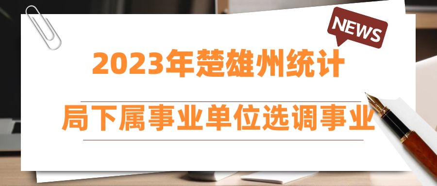 2023年楚雄州统计局下属事业单位选调事业单位工作人员公告