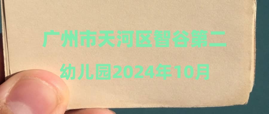 廣州市天河區(qū)智谷第二幼兒園2024年10月公開(kāi)招聘編外教輔人員考試總成績(jī)及體檢公告