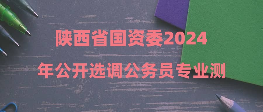 陜西省國(guó)資委2024年公開(kāi)選調(diào)公務(wù)員專(zhuān)業(yè)測(cè)試及面試公告